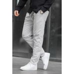 Gri Düz Paça Erkek Pantolon 6531 - S