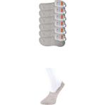Gri Erkek Babet Çorap 6 Çift - Çok Renkli
