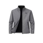 Gri Erkek Polyester Karışımlı Süper İnce Rüzgarlık Su Ve Rüzgar Geçirmez Mevsimlik&Yazlık Mont