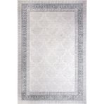 Gri Geometrik Pamuk Makinada Yıkanabilir Kaymaz Taban Dijital Makine Baskı Salon Halı-I-Artemis_Vanessa-6151A-120x300