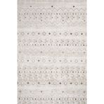 Gri Geometrik Pamuk Makinada Yıkanabilir Kaymaz Taban Dijital Makine Baskı Salon Halı-I-Lxs_Dekor-1056Gri-300x400