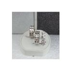 Gri Gümüş 925 Ayar Yarma Kalem Modeli Gümüş Alyans