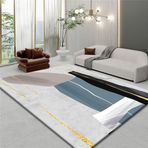 Gri Halı Koruyucu Mat Masa ve Oturma Odası için Rahat Kir Dayanıklı Yatak Odası Paspası Kızlar için 200x300 cm Balkonlar ve Kolay Yürüyüş için İdeal
