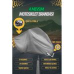 Gri-honda Yeni Pcx125 Kilit Ve Çanta Uyumlu Motosiklet Brandası 4mevsim