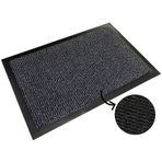 Gri Kapı Önü Paspas Nem Alıcı Paspas 60 x 90 Cm Antrasit - Gri