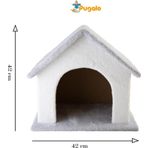 Gri Kedi Yuvası Pugalo Catnipli Küçük Kedi Evi