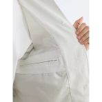 Gri Loose Fit Gömlek Yaka Erkek Gabardin Ceket