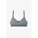 Gri Melanj Kız Çocuk My First Bra Dikişsiz Pedli Balensiz Alıştırma Sütyeni