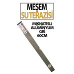 Gri Mıknatıslı Su Terazisi 60 Cm