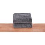 Gri Organik VEGAN900 Gsm El Havlusu 2 Adet 30X50CM - 30 x 50 cm