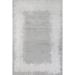 Gri Pamuk Makinada Yıkanabilir Kaymaz Taban Dijital Makine Baskı Salon Halı-I-Gm_Esiliva-13888G-300x400
