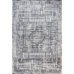 Gri Pamuk Makinada Yıkanabilir Kaymaz Taban Dijital Makine Baskı Salon Halı-I-Gm_Tiera-12894G-300x400