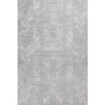 Gri Pamuk Makinada Yıkanabilir Kaymaz Taban Dijital Makine Baskı Salon Halı-I-Krm_Best-111-120x450