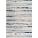 Gri Pamuk Makinada Yıkanabilir Kaymaz Taban Dijital Makine Baskı Salon Halı-I-Krm_Lotus-8566-100x250