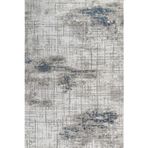 Gri Pamuk Makinada Yıkanabilir Kaymaz Taban Dijital Makine Baskı Salon Halı-I-Krm_Soft-1803-160x250