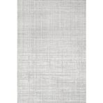 Gri Pamuk Makinada Yıkanabilir Kaymaz Taban Dijital Makine Baskı Salon Halı-I-Stn_Loya-006G-300x400