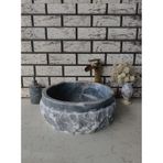 Gri Patlatma Mermer Lavabo