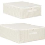 Gri Pötikare Destekli Kutu Hurç Set 31 x 38 x 12 + 45 x 55 x 18 cm