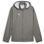 Gri Puma Erkek Futbol Antrenman Ceketi TEAMADDITIONS ALLWEATHER JKT 65916913
