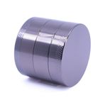 Gri Renk Metal Bitki - Baharat Öğütücü/Grinder