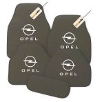 Gri Renk Opel Logolu Oto Halı Paspas Seti 5’Li Kaymaz Tabanlı, Yıkanabilir, Dayanıklı Araç İçi Zemin Koruma Takımı