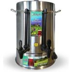 Gri Renkli Elektrikli Semaver, 120 Bardak Kapasiteli, Şık ve Pratik Tasarım - Altın - Gri