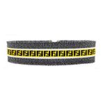 Gri & Sarı Renk Özel Dokuma Kadın Choker Kolye
