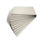 Gri Sert Karton Mukavva, 1 mm Kalınlık, 35x50 cm, 5 Adet Set