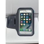 Gri sporcu kol telefon kılıfı kol bandı koşu için telefon kılıfı 16x8 cm