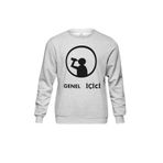 Gri Sweatshirt Genel İçici İçki Vodka Alkol Bira Rakı Baskılı Unisex Sweat Gri