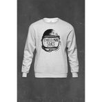 Gri Sweatshirt I Need More Space Astronot Uzay Cosmos Gezegen Baskılı Unisex Sweat Gri