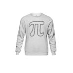 Gri Sweatshirt Pi Sayısı Günü 3,14 3.14 Matematik Mathematica Baskılı Unisex Sweat PSW01G-1562 Gri