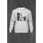 Gri Sweatshirt Satranç Zeka Oyunu Şah Mat Vezir Chess Santranç Baskılı Unisex Sweat Gri