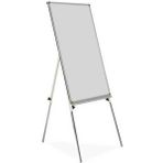 Gri Teleskopik Ayaklı Yazı Tahtası 50X70 Cm, Şık ve Kullanışlı Ofis Gereci - Gold - Gri - Seçenek 1