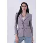 Gri Vatkalı Astarlı Blazer Ceket 0105110.06
