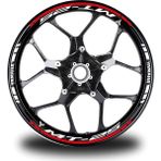Gri Yamaha R1 Takım Jant Sticker Etiket