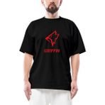 Griffins Esport Oversize Siyah Tişört - XL