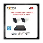 Grifin Soft 2 Mp 1080P 2 Dış Mekan Kameralı Ahd Güvenlik Seti ARNA-7142
