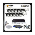 Grifin Soft Besta 5 Mp 1440P 10 Kameralı Ip Poe Güvenlik Seti KD-2540