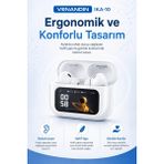 Grifin Soft Dokunmatik Ekranlı Şarj Kutulu Kablosuz Kulak Içi Kulaklık Uzun Pil Ömürlü Model