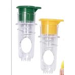 Grillix Plastik manuel narenciye sıkacağı, mini limon sıkacağı, ABS plastik, manuel deneyim, yıkanabilir, tekrar kullanılabilir, limon, portakal ve diğer narenciye türlerini sıkmak için