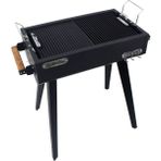 Grillmate GM60 Döküm Izgaralı Asansörlü Mangal - Siyah