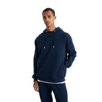 GRIMELANGE ALESSIO Erkek%100 Pamuk Kapüşonlu Kordon Detaylı Oversize Fit Sweatshirt Siyah