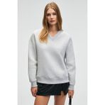 GRIMELANGE ARINEL Kadın V Yaka Regular Fit Grimelanj Sweatshirt