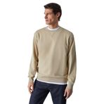 Grimelange Bonell Erkek%100 Pamuk Relaxed Bisiklet Yaka Uzun Kollu Vizon Sweatshirt, M