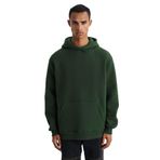 Grimelange Cartmel Erkek Organik Kumaşlı İçi Polarlı Yumuşacık Kanguru Cepli Kapüşonlu Sweatshirt, Koyu Yeşil, XL