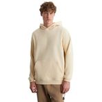 Grimelange Cartmel Erkek Örme 3 İplik Relaxed Fit Rahat Kalıp Kanguru Cepli Kapüşonlu Sweatshirt, Bej, XL