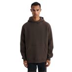 Grimelange Cartmel Erkek Örme 3 İplik Relaxed Fit Rahat Kalıp Kanguru Cepli Kapüşonlu Sweatshirt, Kahverengi, S