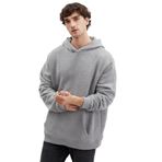 GRIMELANGE Draco Erkek Organik Kumaşlı Içi Polarlı Yumuşacık Kanguru Cepli Kapüşonlu Grimelanj Sweatshirt