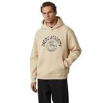 GRIMELANGE EDGAR Erkek%75 Pamuk%25 Polyester Yumuşacık Kapüşonlu Oversize Sweatshirt Bej